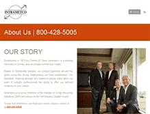 Tablet Screenshot of intrametco.com